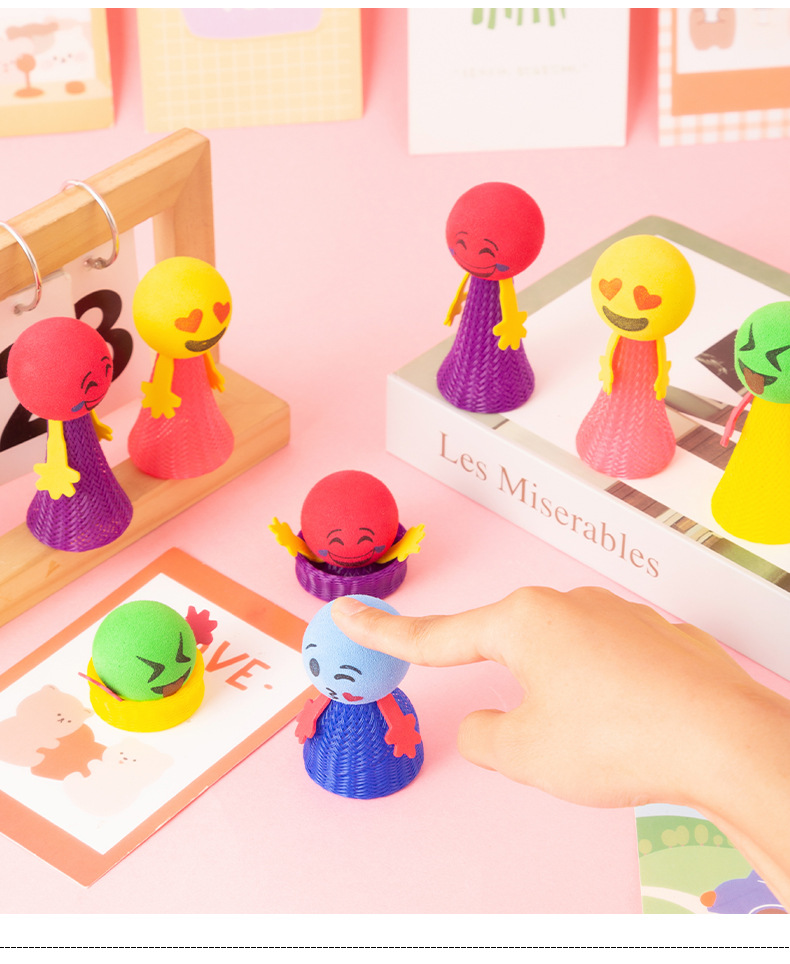 Cross-border luminous toys, bouncing elves, spring figures, bouncing little people, jumping people, kindergarten gifts, wholesale of gifts pic 6