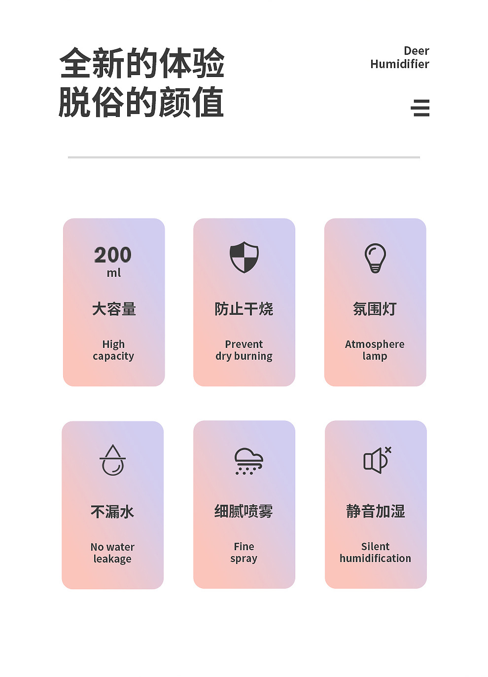 The new small usb home, office and car aroma spray mini air humidification atomizer from Bear Humidifier pic 3