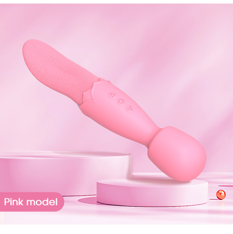 成人情趣性用品双头AV棒舌舔震动按摩器女用自慰器具详情16