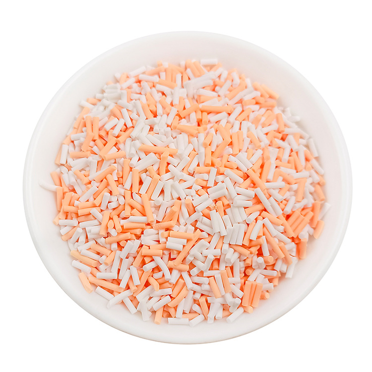 50g artificial soft clay long strip sugar granules packaging, food and play chocolate, handcrafted material, cream glue decorated soft clay granules pic 41