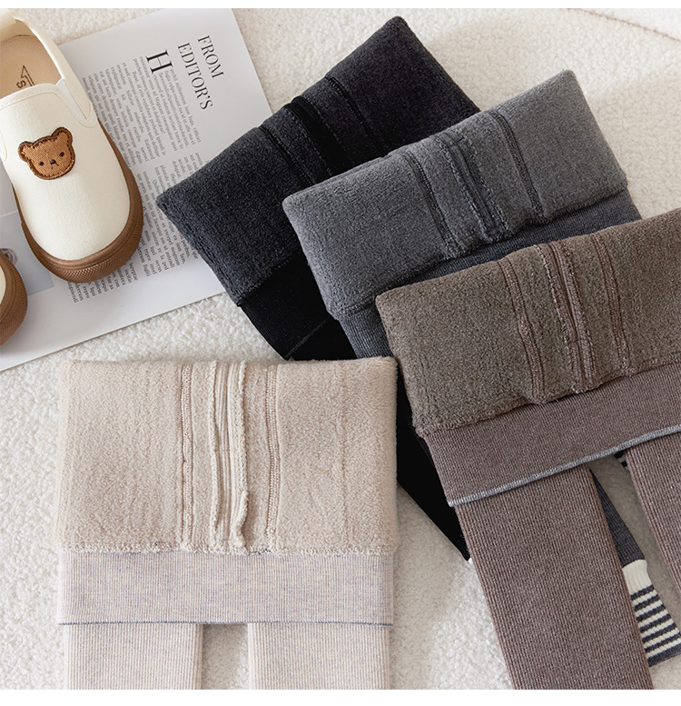 贝比加厚宝宝打底裤2022冬季加绒儿童打底裤批发保暖宝宝打底裤棉详情12