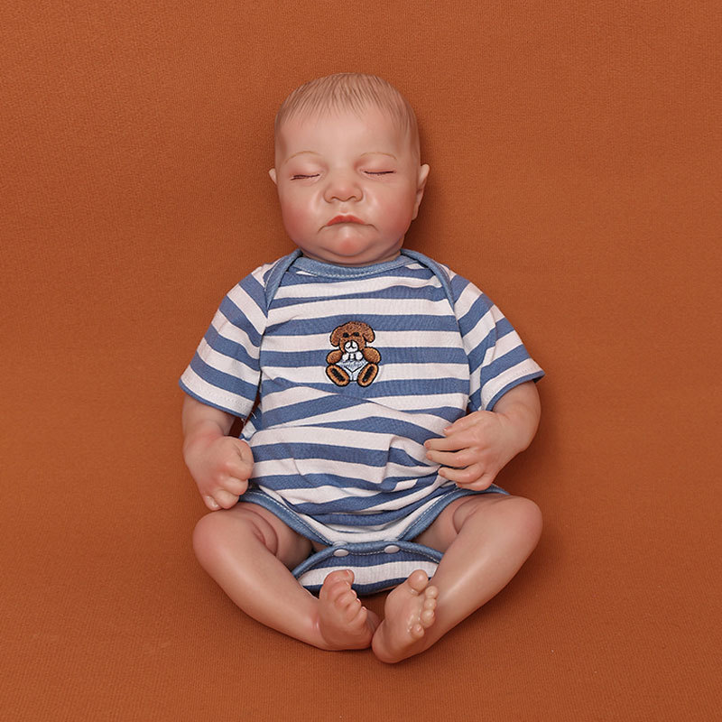 50厘米硅胶超软Q弹宝宝 仿真婴儿重生娃娃 新生儿模特跨镜出口详情7