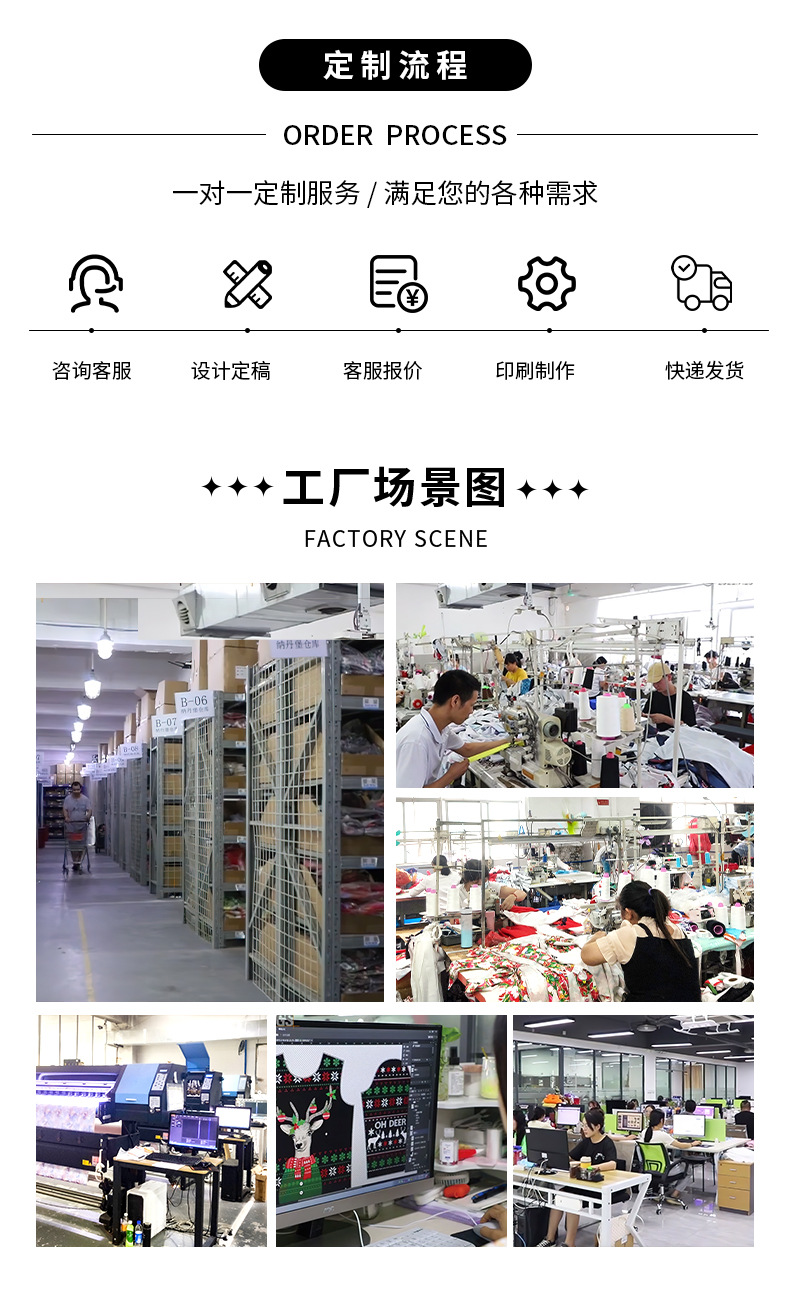 圣诞节Christmas新款 欧美青年短袖男女情侣装款式圆领T恤详情20