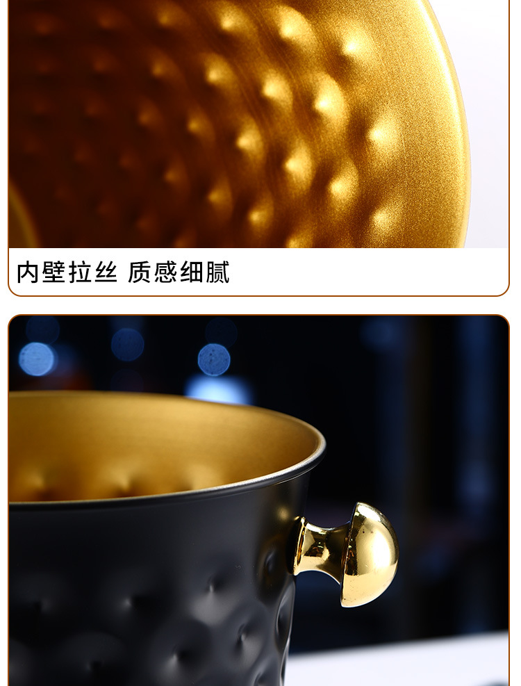 Stainless steel beveled ice bucket, KTV and bar supplies, champagne bucket, beer bucket, wine bucket, ice granule bucket, ice bucket, metal ice bucket, stainless steel beer bucket, stainless steel ice bucket, hotel supplies pic 12
