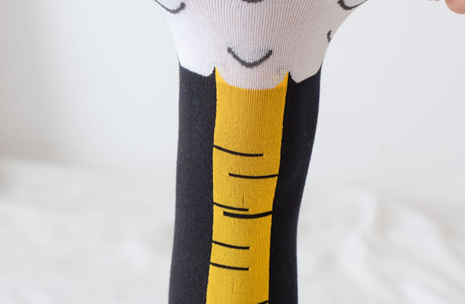 袜子女春秋新款潮流鸡爪袜健身运动休闲袜网红抖音搞怪瘦腿过膝袜详情13