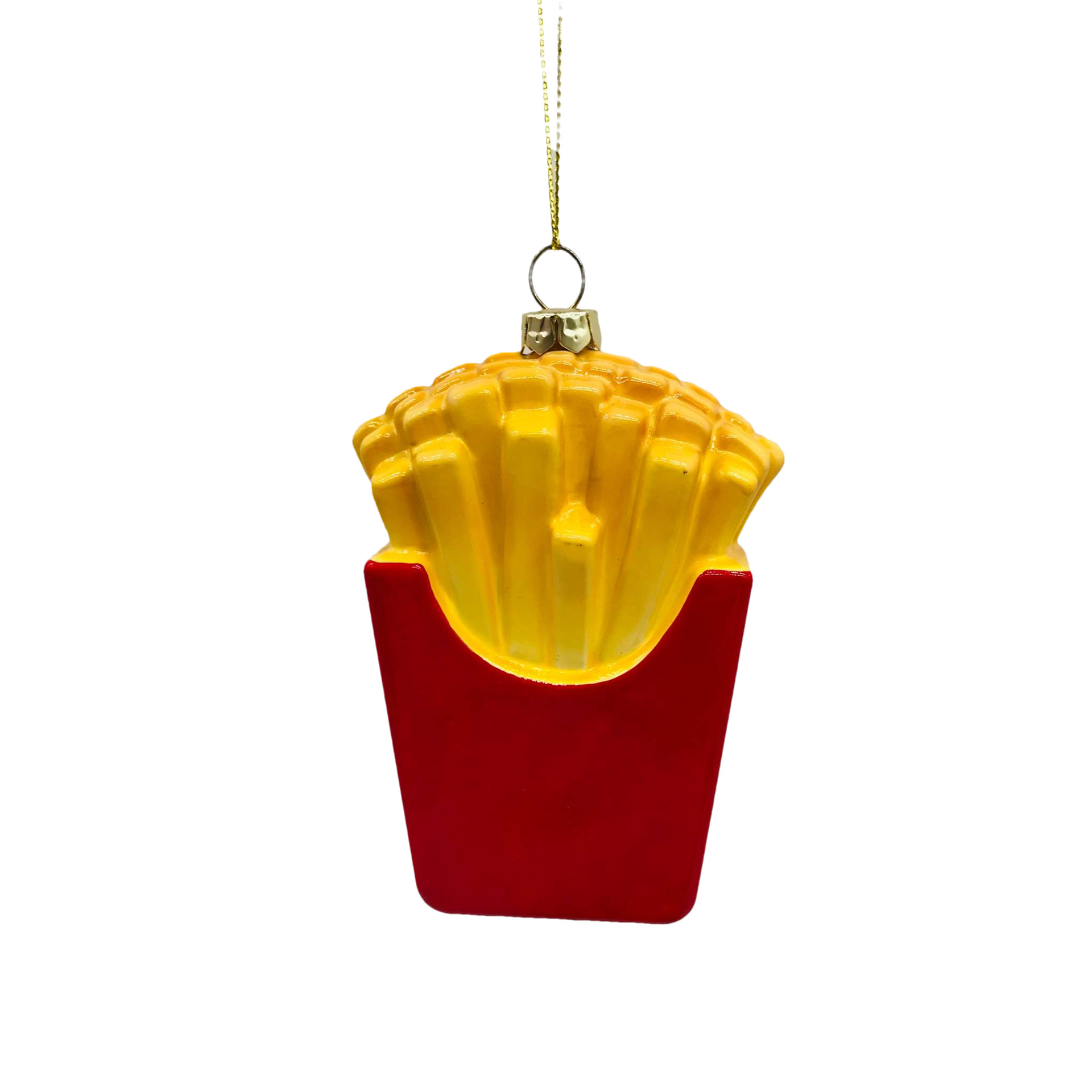 圣诞树薯条吊件装饰品挂件商场节日活动摆件装饰用french fries详情2