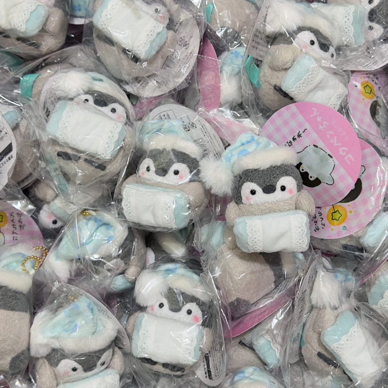 Japanese-style positive energy koi and penguin plush dolls, small pendants, bags, pendants, dolls, keychains, toy dolls pic 33