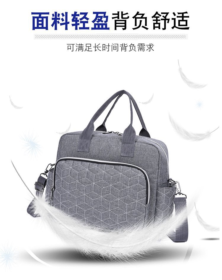 跨境时尚妈咪包女士单肩斜挎包妈妈大容量手提包待产包母婴包批发详情9
