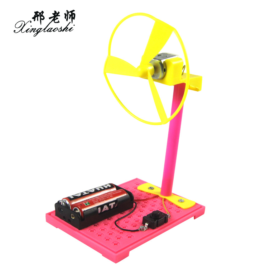 New DIY assembled electric fan, make fan technology small creations and inventions by yourself pic 6