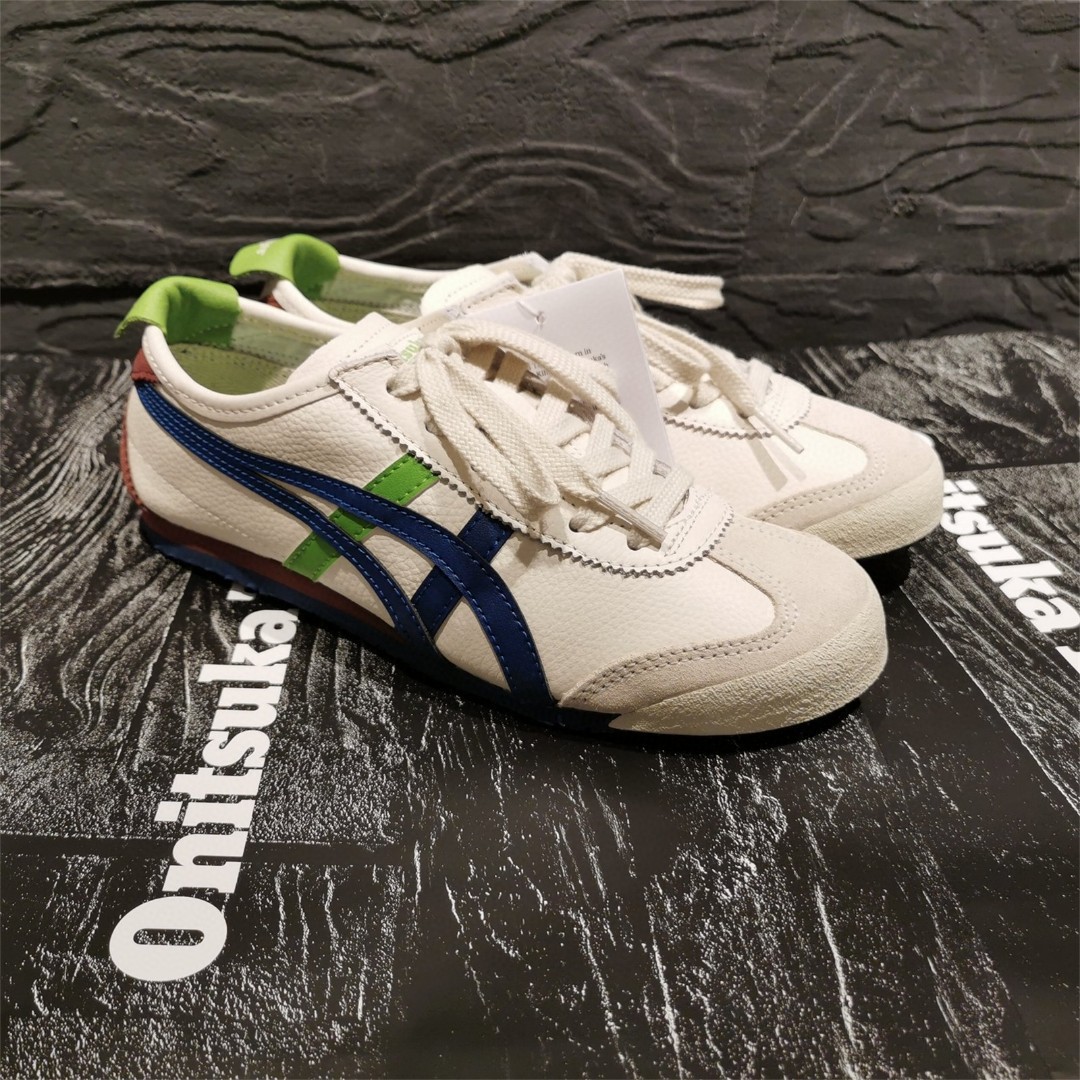 莆田亚瑟纯原Tiger鬼冢虎MEXICO66荔枝纹休闲女式板鞋头层牛皮士详情6