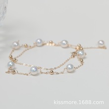 洗手不用摘～澳地利水晶珍珠戒指冷淡风尾戒详情11