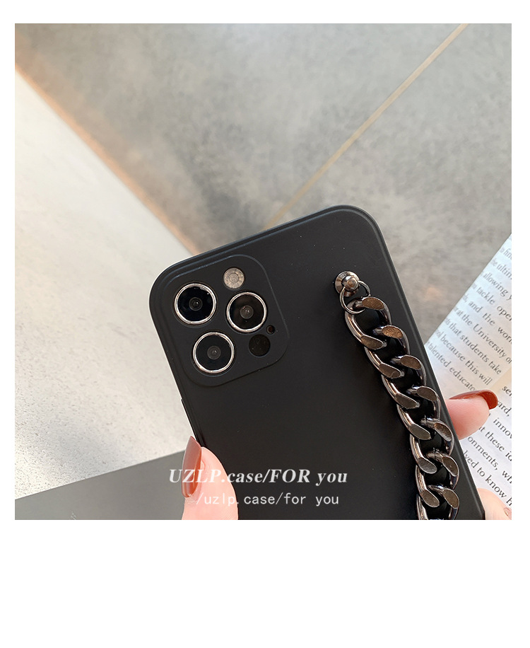 iphone14promax手机壳苹果13/12全包xs/xr软直边7p枪色手链适15详情9