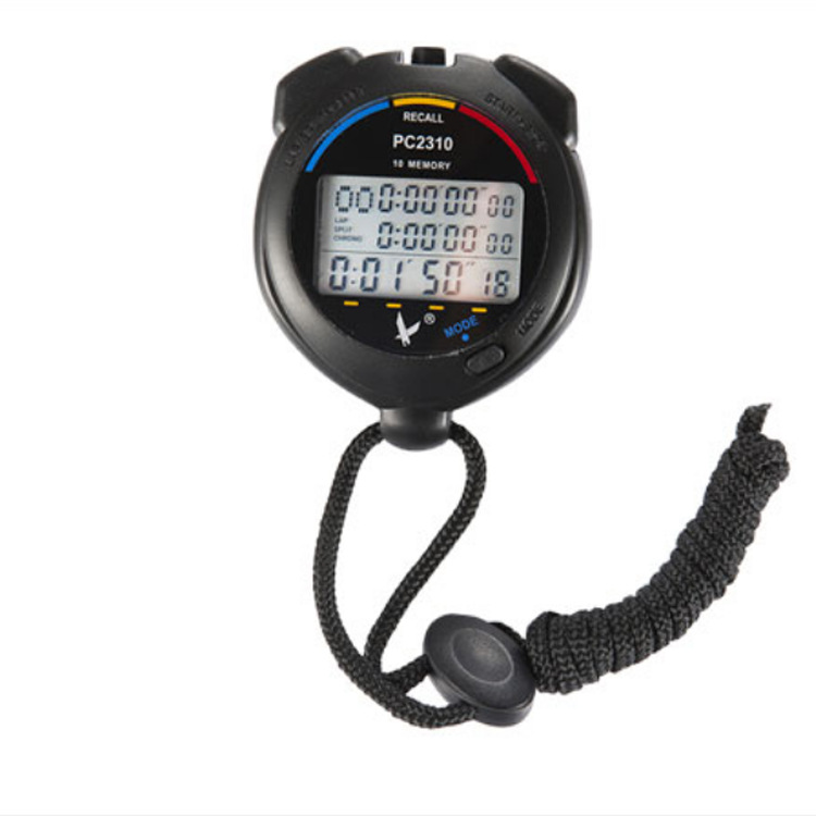 天福秒表PC2310三排10道秒表秒表 计时器  运动计时器生活防水详情2