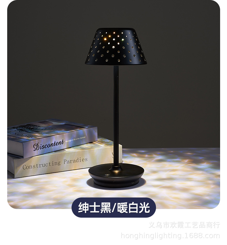 led charging bar table lamp, retro atmosphere light, KTV restaurant bar table light, bar atmosphere night light pic 8