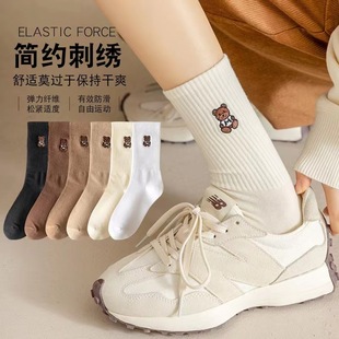 跨境新品圣诞袜子礼盒卡通可爱中筒袜子女棉袜盒装红色圣诞袜批发详情25