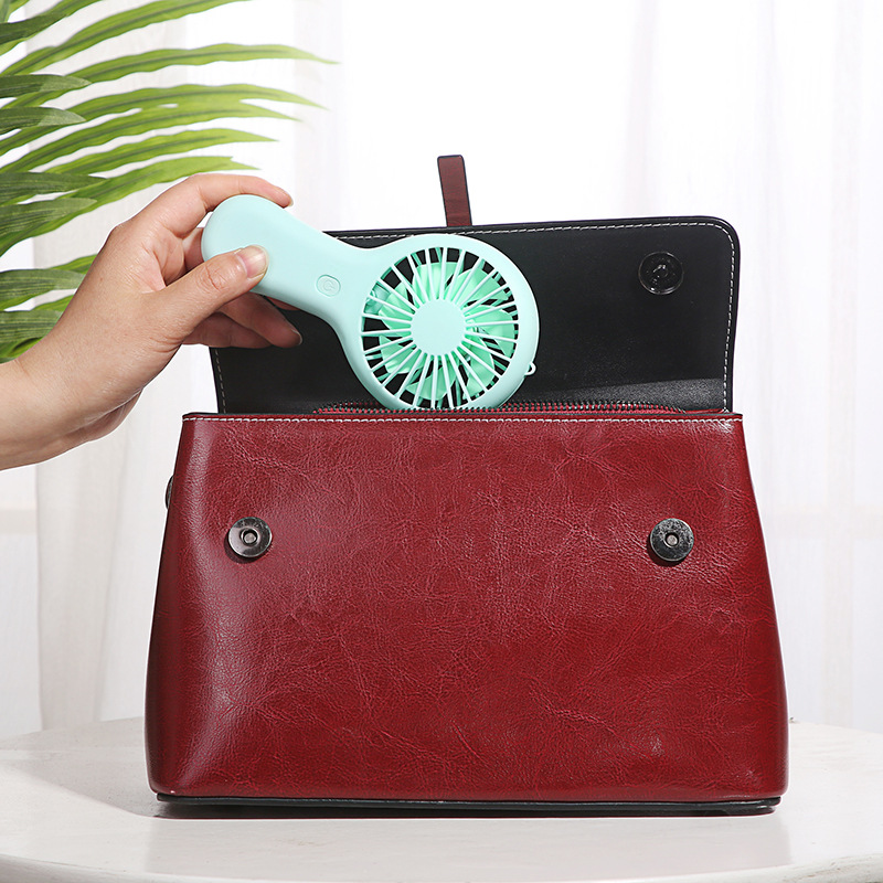 New portable USB charging fan, creative mini handheld fan, gift LOGO pocket handheld fan pic 26