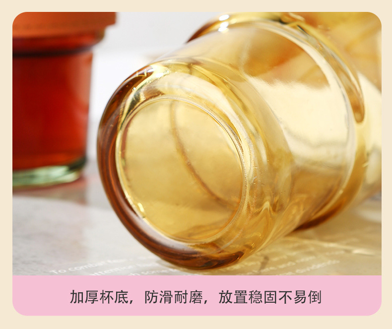 The popular bamboo joint cup, InS-style straw coffee cup, store anniversary promotion advertisement, gift glass water cup with logo printing pic 18