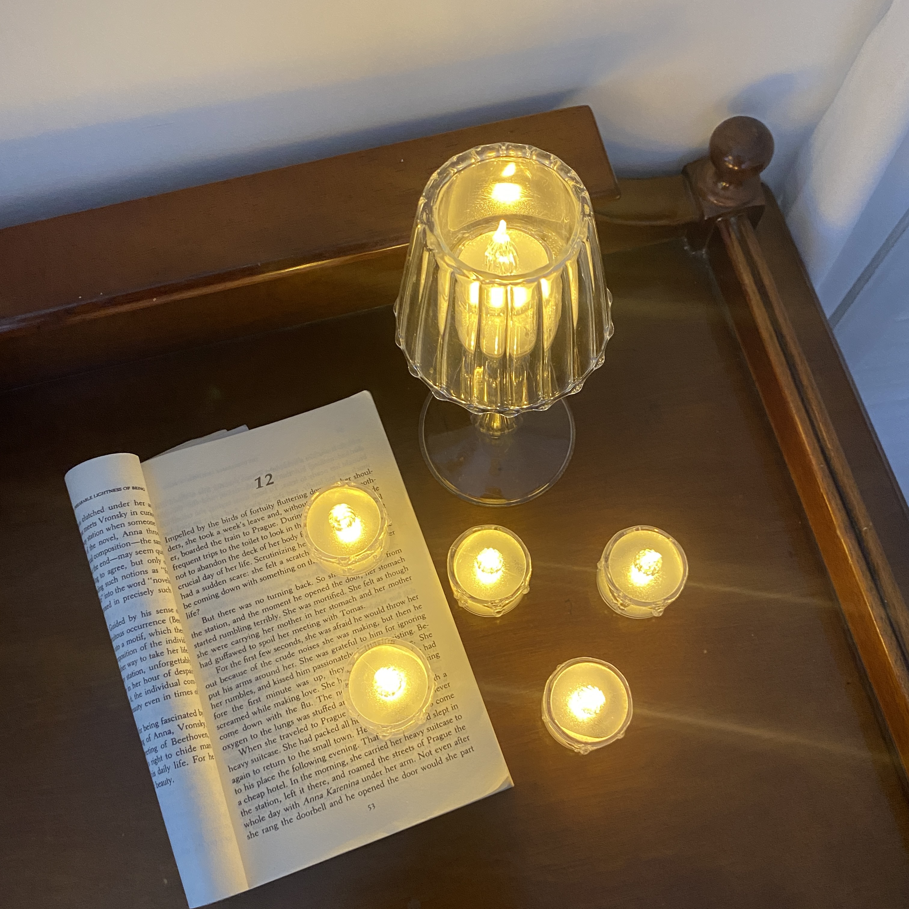 ins韩风LED电子蜡烛流泪茶蜡小夜灯圣诞摆件 Tea蜡详情14