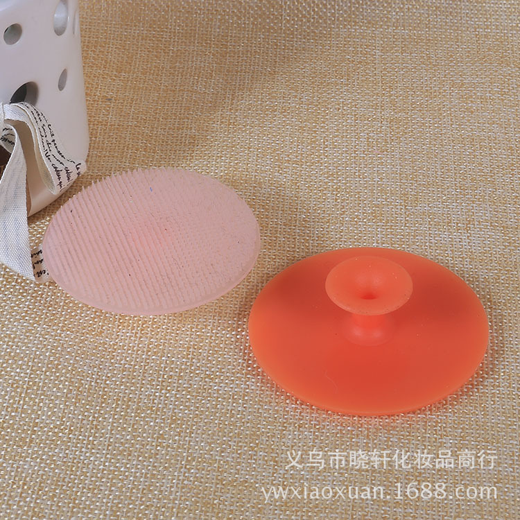 多色硅胶手动洁面刷脸部清洁器黑头刷洗脸 洁面仪 美容工具批发详情2