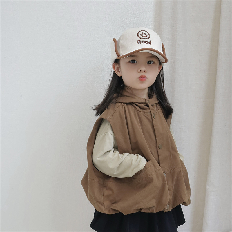 儿童帽冬男童毛呢加绒护耳雷锋帽宝宝鸭舌帽保暖棒球帽韩版学生潮详情16