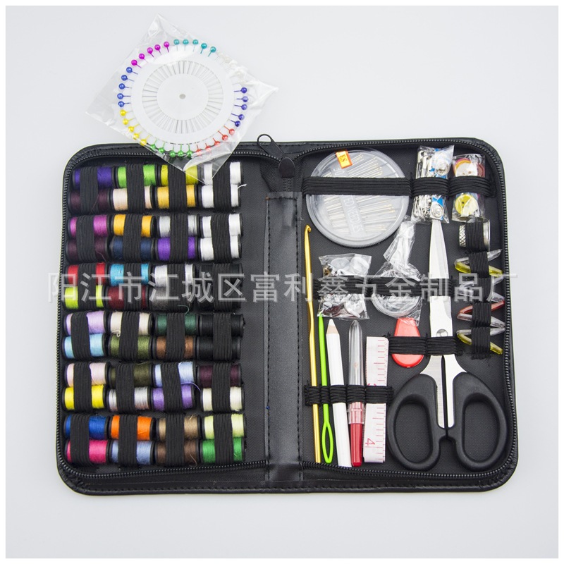 Factory wholesale 172-piece set of sewing kits, portable home and travel sewing kits, 48-color sewing tools, DIY sewing kits pic 4