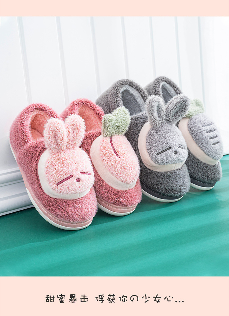 2021 nuevo interior zapatillas de algodón zapatos de invierno suela antideslizante pariente peluche bolsa térmica talón zapatillas de algodón mujeres invierno pic 18
