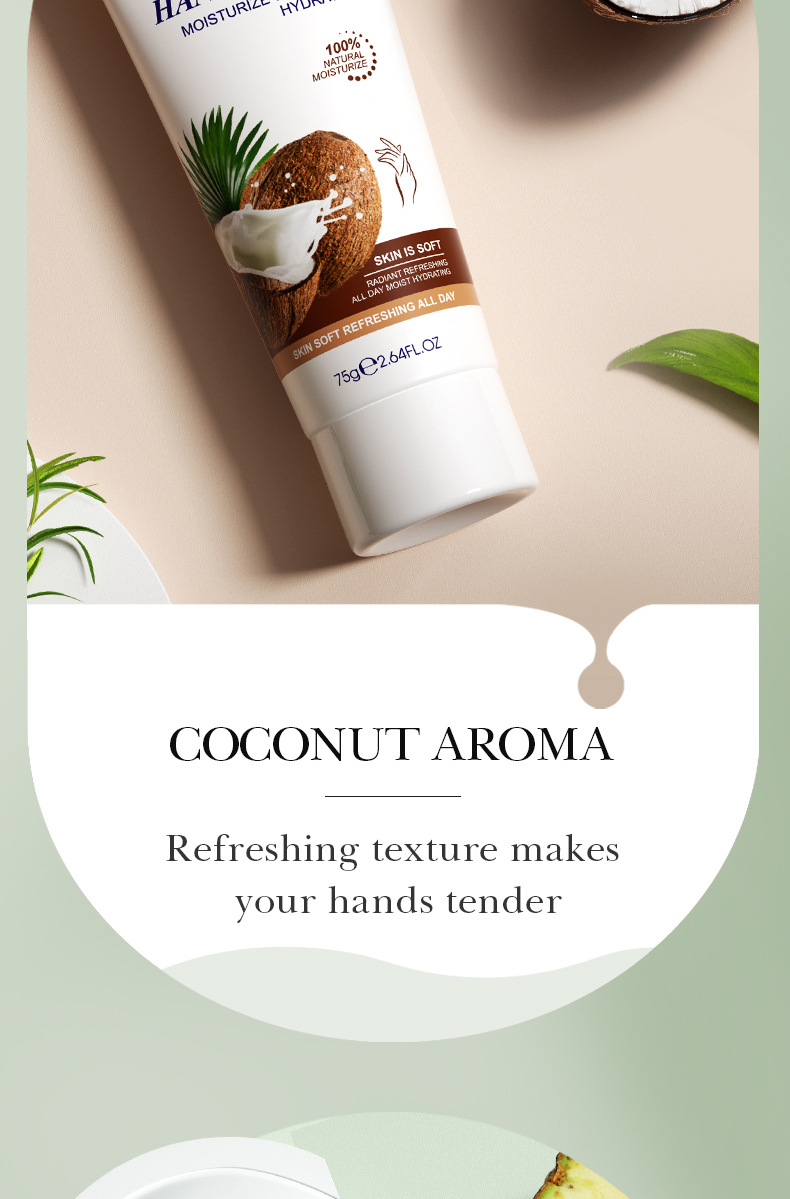 All-english fruit Hand Cream 75g SADOER Avocado Moisturizing Coconut Moisturizing Cross-border Foreign Trade pic 8