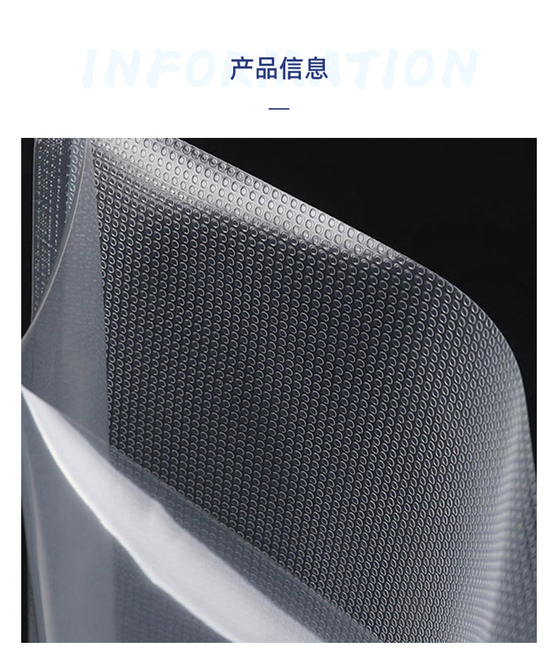 Wholesale of patterned vacuum bags, transparent plastic food preservation sealed bags, food-grade co-extruded nylon bag rolls pic 5