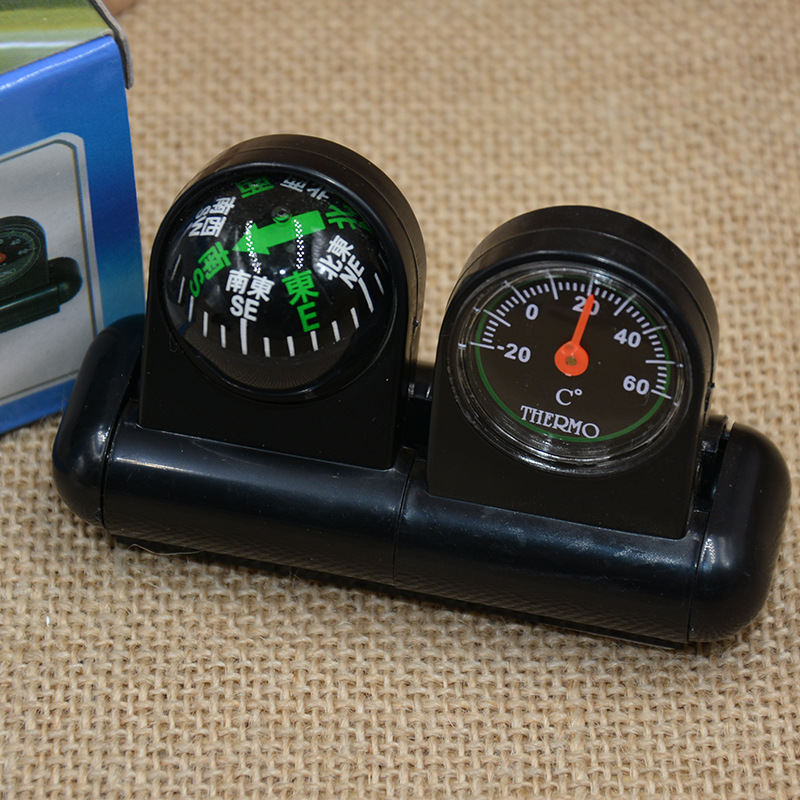 Yiwu Jinghui Vehicle multi-purpose Guide ball Thermometer Compass for Car dashboard direction 288-5 in both Chinese and English pic 4