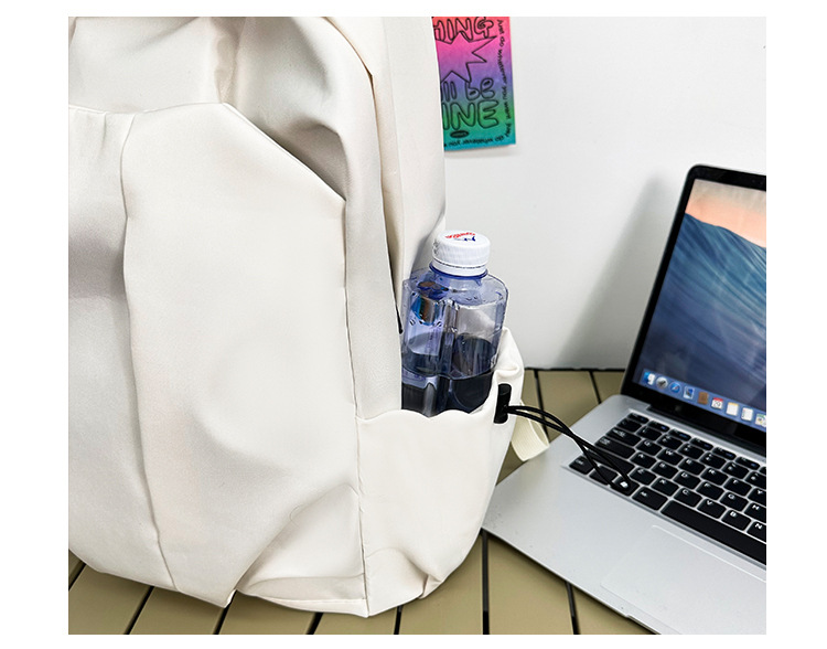 2024新款书包女大学生高中初中生旅行防水背包潮牌男大容量双肩包详情9