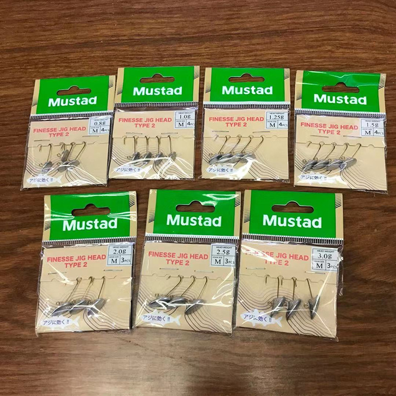 Musta bismuth alloy lead-head hook root fishing, fine hook with barbs, soft bait, fine fishing for sea bass, black sea bream and mandarin fish pic 1