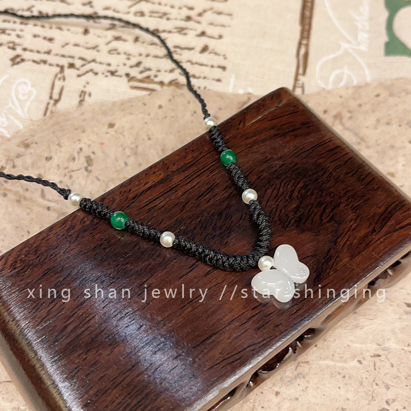 This simple new Chinese-style retro Zen-inspired necklace is versatile and elegant. It features a niche ethnic collarbone chain with an ancient design sense as an accessory pic 25