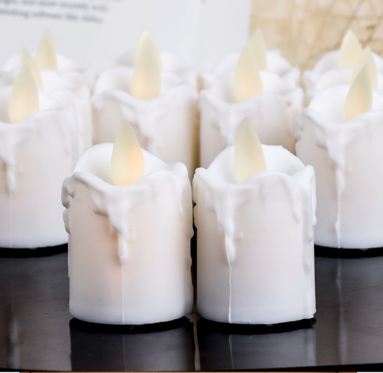 CR2032 Weeping Swing led candle Lamp for Christmas Decoration Home Electronic Tea Wax pic 3