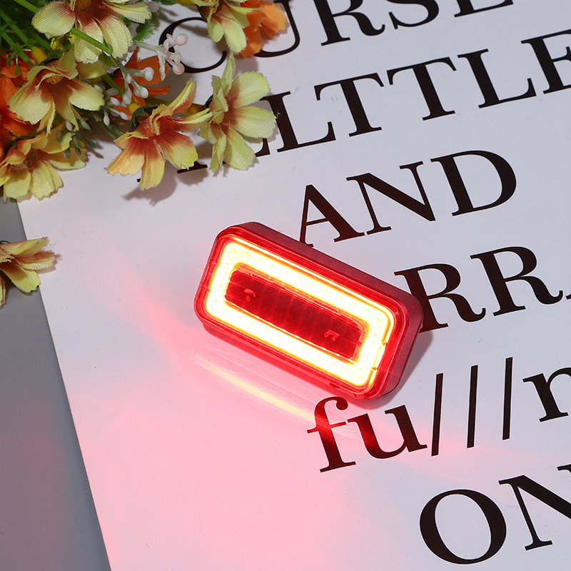 Cross-border exclusive bicycle taillights, USB charging warning lights, bicycle equipment, new bicycle taillights pic 2