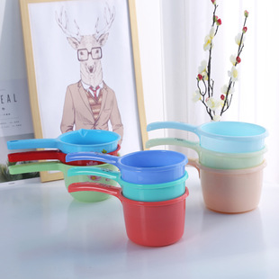 厂家直销 创意塑料加厚水瓢厨房长柄水勺儿童沐浴宝宝洗澡瓢水舀 Wholesale garbage bag storage box, non-perforated wall-mounted shopping bag storage box, large-capacity plastic bag storage wonder pic 7