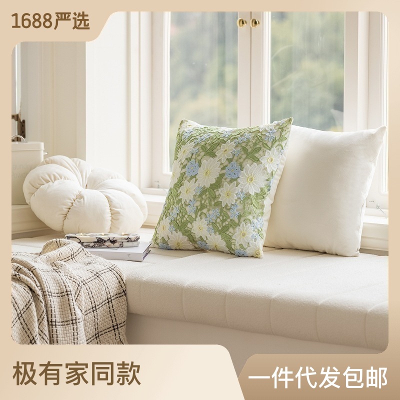 跨境亚马逊家居客厅沙发靠枕床头靠垫背ins风现代简约沙发抱枕套详情7