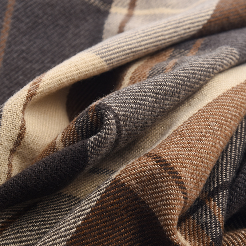 格子围巾女秋冬新款百搭保暖围脖披肩围巾 韩版情侣围巾冬天爆款详情5