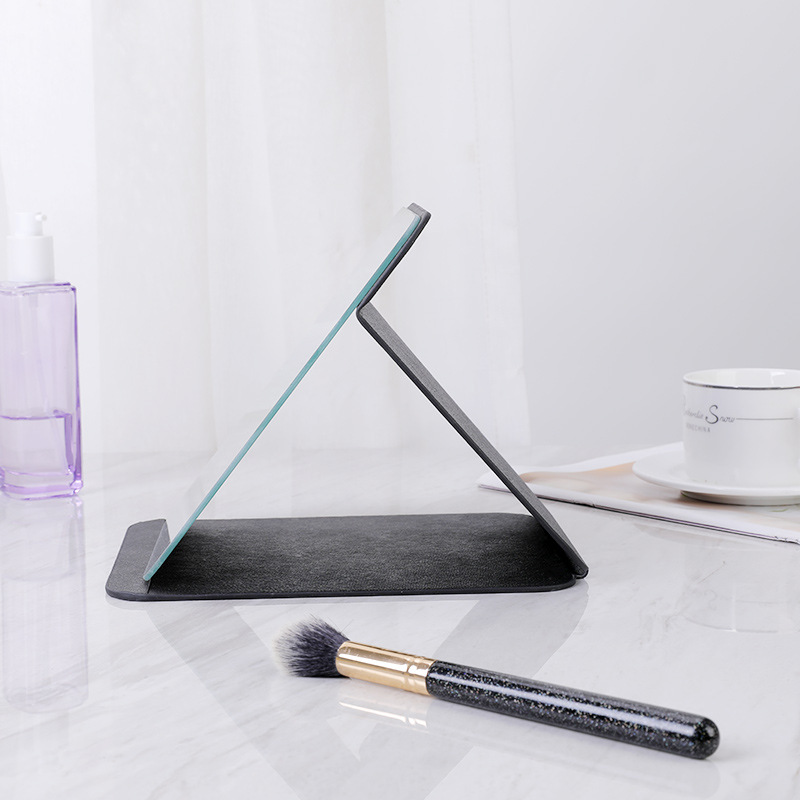 厂家批发便携式折叠化妆镜家用台式桌面梳妆镜学生宿舍高清补妆镜详情10