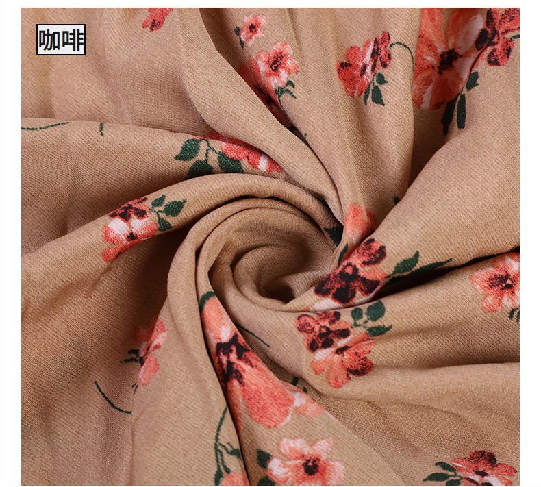 Korean silk printed fabric, Hanfu ancient costume printed fabric, fashionable clothing dress, floral print fabric pic 18