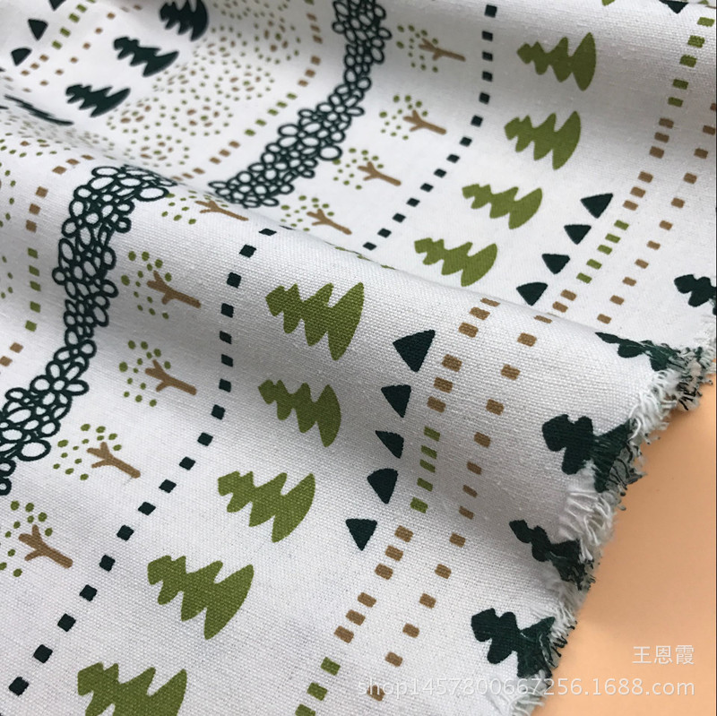 Direct sales of polyester-cotton canvas fabric, 51*40 polyester-cotton handbag, luggage, shoe materials, cotton canvas fabric wholesale pic 3