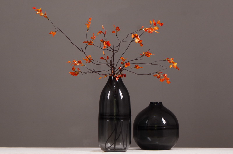 Flower Knowledge, simulating spring rain leaves, New Chinese-style Zen-inspired soft furnishings, flower leaf materials, simulating touch, autumn leaves, home decorations, floral art pic 17