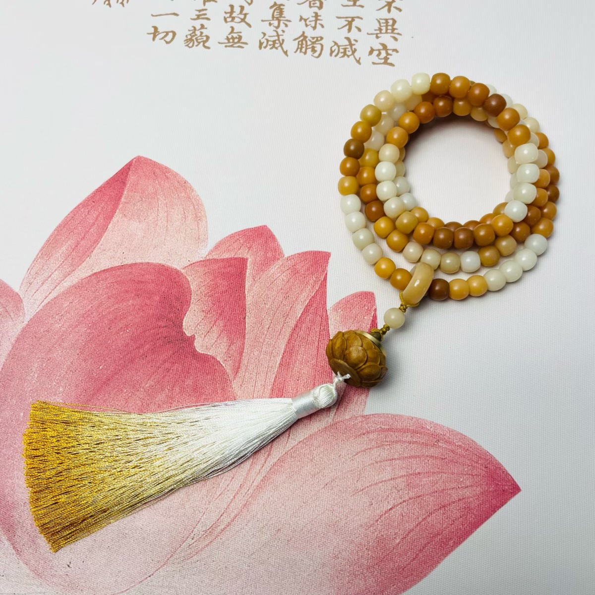 Qingmang Dunhuang Bodhi Root Bracelet, Handmade diy Buddhist prayer beads, prayer beads, necklace, bracelet, fine New Chinese-style jewelry wholesale pic 22