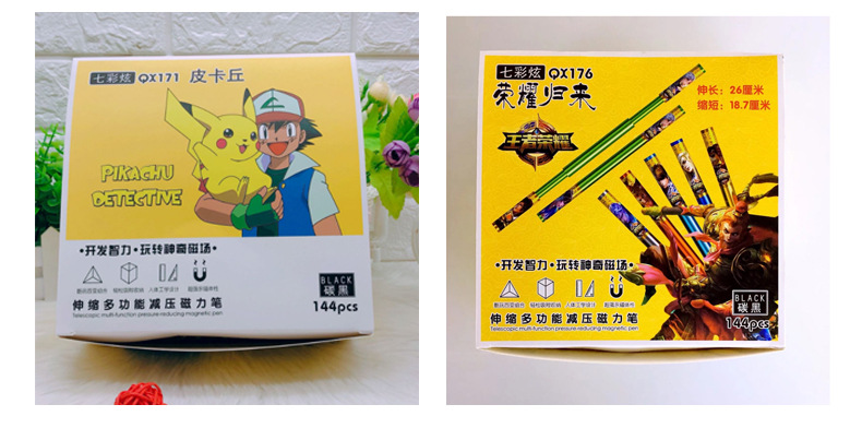 Nuevo retractable spinner pen imagen de la caricatura estudiante competencia spinner pen cute depression magnetic pen wholesale suministro directo pic 8