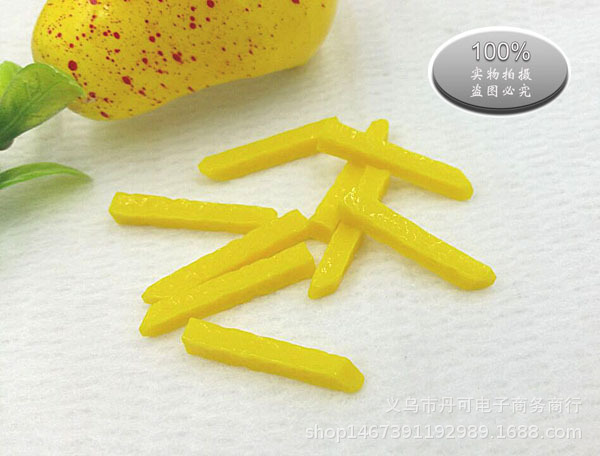日韩流行树脂小零食 树脂薯条 仿真薯条小零嘴 树脂配件 树脂条详情2