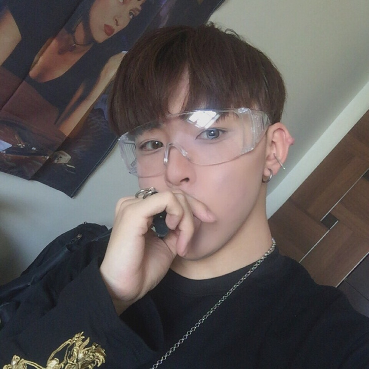 炫酷防飞溅防尘眼镜透明大框潮个性眼镜男女凹造型护目镜太阳镜详情22