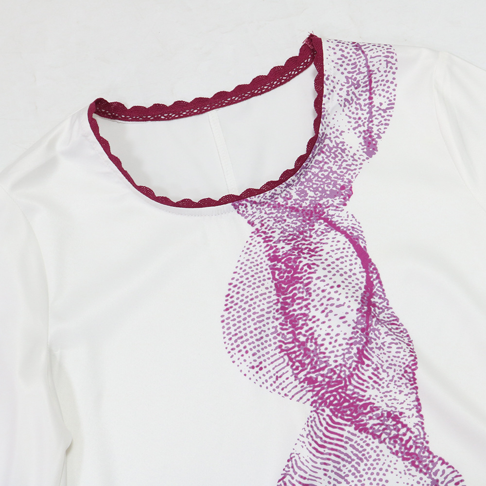 XQY500263 Cross-border Middle East Muslim Robe Dubai Arab printed Robe Dress with belt pic 33