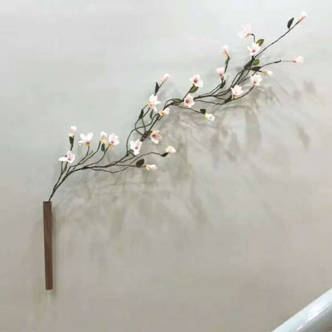 Artificial magnolia vine, artificial magnolia wedding and home decoration artificial flower factory direct sales, foamed branch shaped tree vine pic 20