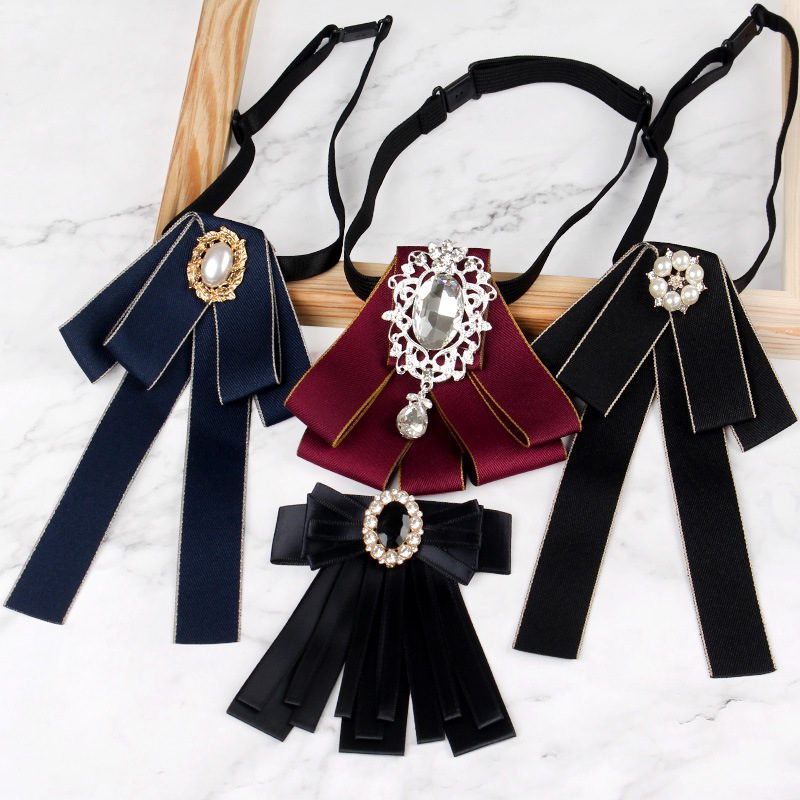 哈利波特领带格兰芬多斯莱特林拉文克劳赫奇帕奇学院条纹徽章领带详情1