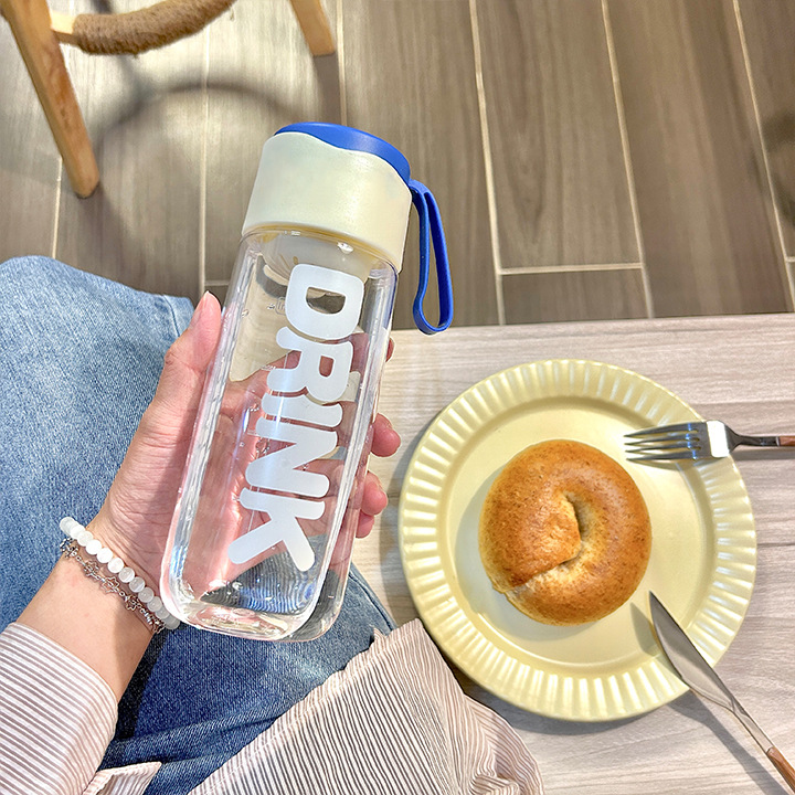 运动水杯高颜值学生上学便捷防摔大容量塑料杯子详情9