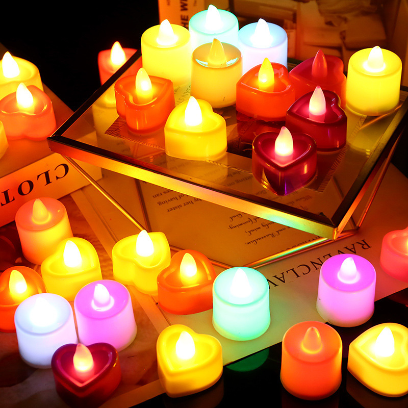 Electronic candle lights, led candle lights, creative wedding birthday and wedding candles, venue decoration props, electronic candles pic 39